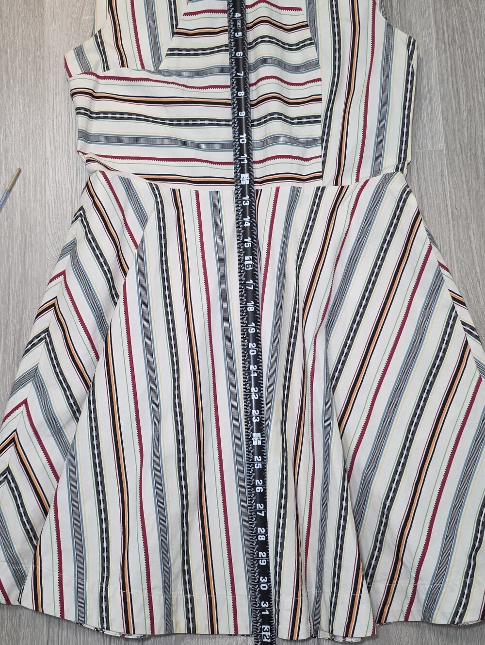 Kate Spade Saturday Striped Fit & Flare Dress - Picture 6 of 7